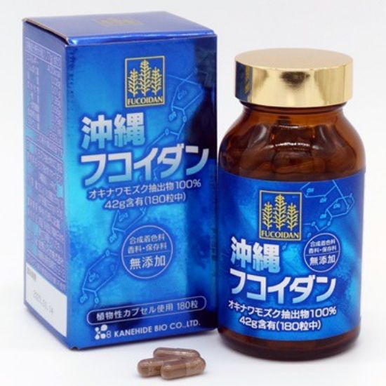 Picture of Mozuku Okinawa Fucoidan Kanehide Bio 180 grains